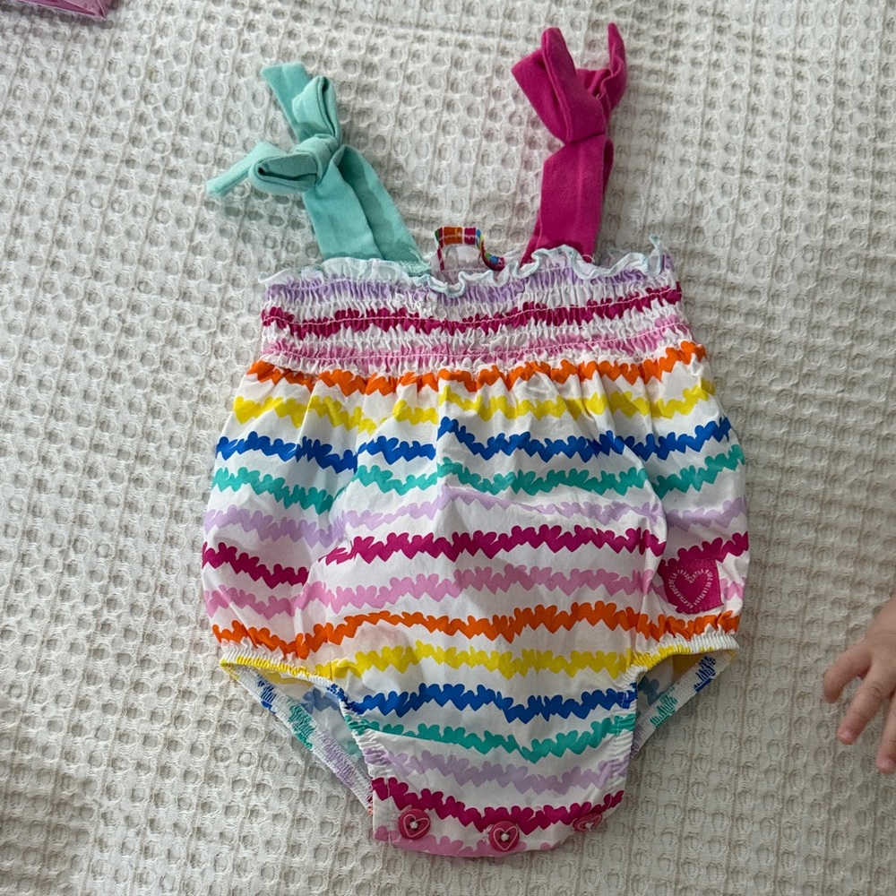 Agatha Ruiz De La Prada Colorful Striped One Piece